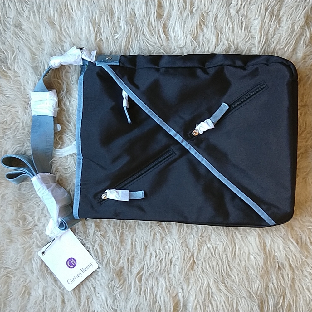 Chelsey Henry Slim Laptop Tote Bag Storage Travel Organization